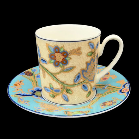 Rosenthal Classic Pearl China Kensington: Mokkatasse / Espressotasse mit Unterteller