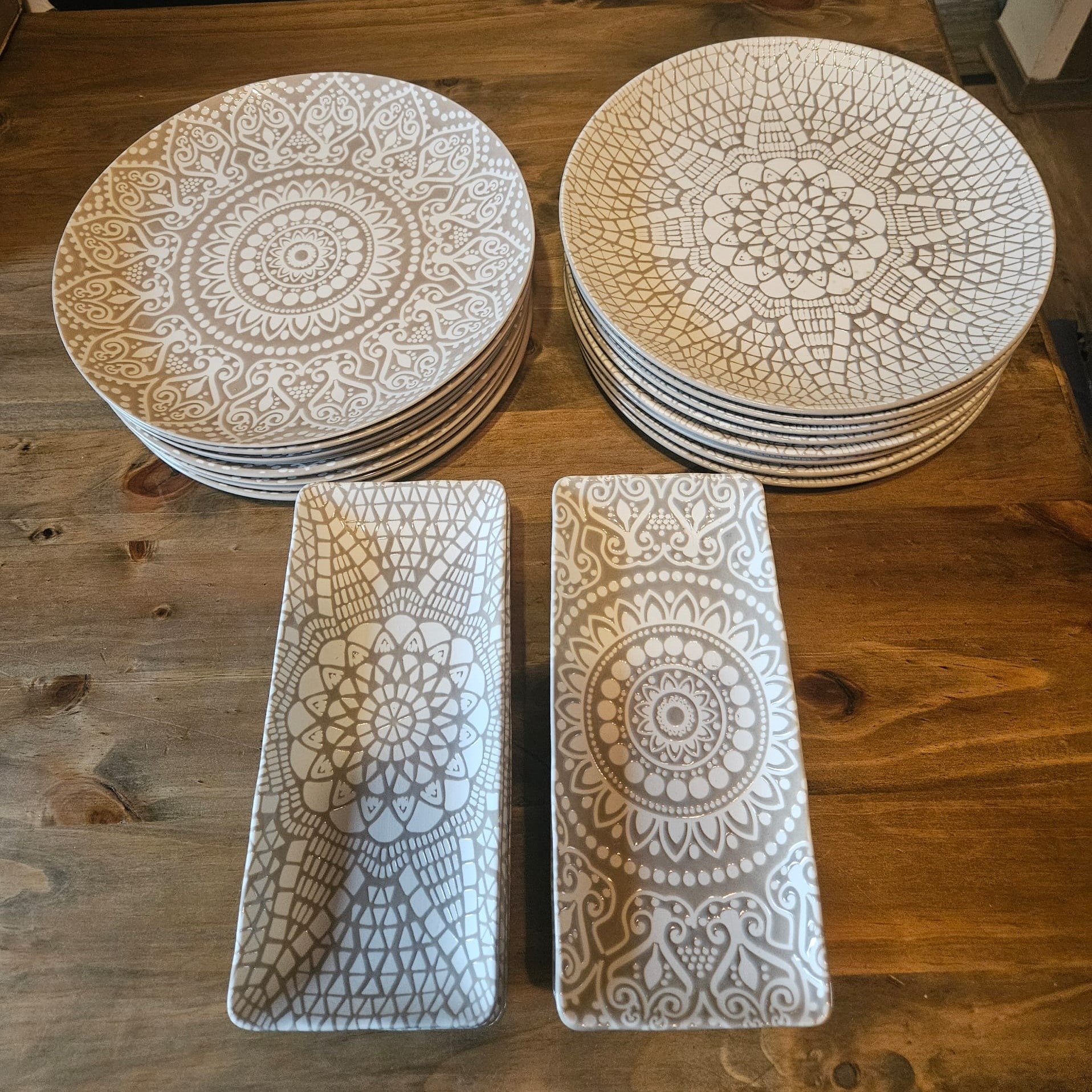 Boltze Home Design: Teller / Platzteller Shanaya - Mandala (14914421260612) (14914502394180) (14914574975300) (14914595815748)