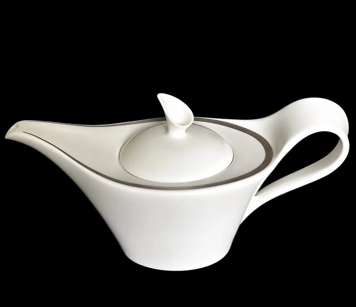 Villeroy & Boch New Wave Premium Platinum: Teekanne / Kanne, neuwertig - selten