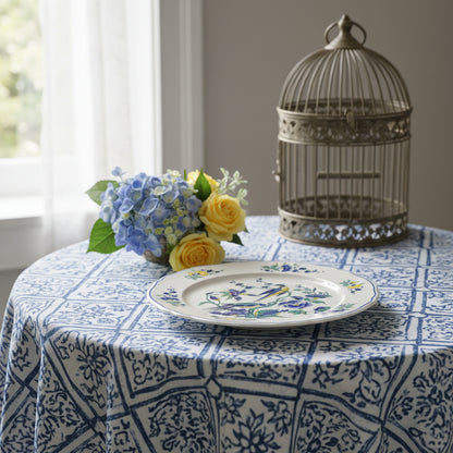 Villeroy & Boch Phoenix blau: Speiseteller / flacher Teller 24 cm