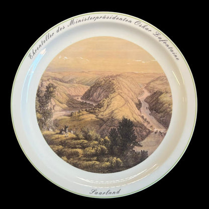 Villeroy & Boch: Wandteller "Die Saarschleife" - Saarland