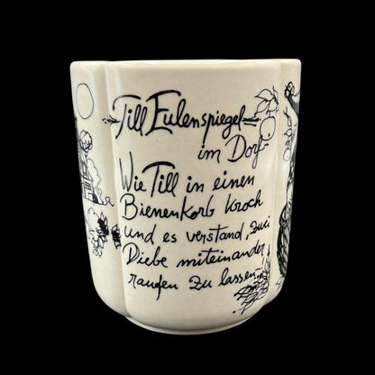 Rosenthal Studio-Linie: Bierkrug Till Eulenspiegel im Dorf