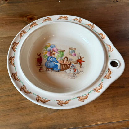 Royal Doulton Bunnykins: Wärmeteller / Kinderteller / Warmhalteteller (9442607432004)