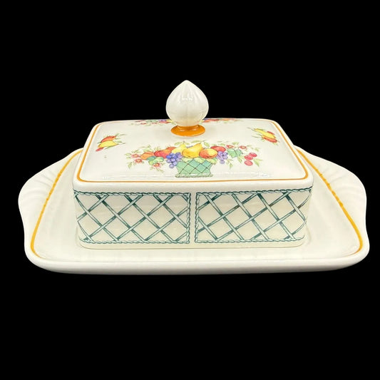 Villeroy & Boch Basket: Butterdose, zweiteilig - neu