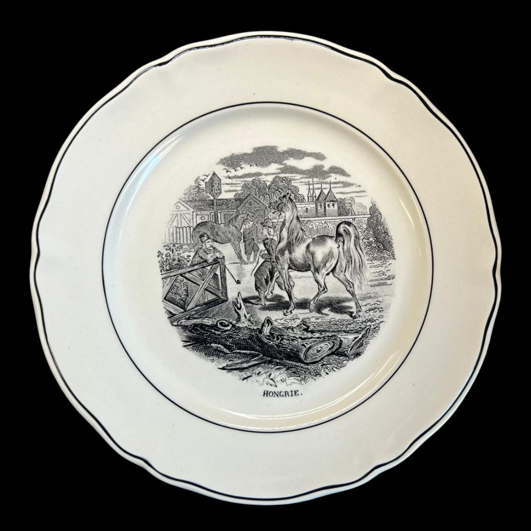 Villeroy & Boch Alt Mettlach: Sammelteller "Hongrie" 6