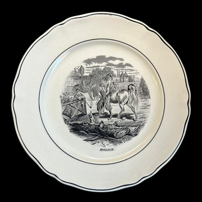 Villeroy & Boch Alt Mettlach: Sammelteller "Hongrie" 6