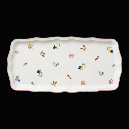 Villeroy & Boch Petite Fleur: Königskuchenplatte / Stollenplatte / Kuchenplatte