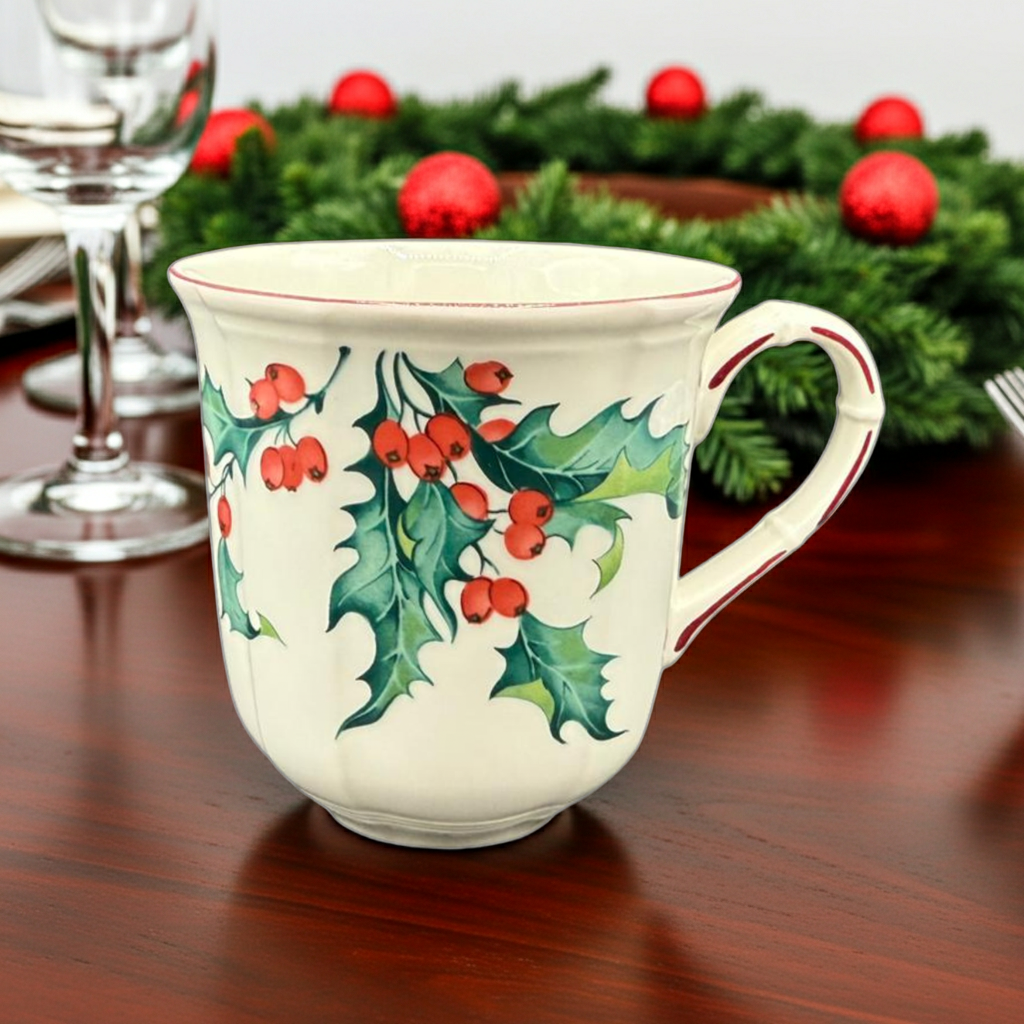 Villeroy & Boch Holly: Henkelbecher / Kaffeebecher - Weihnachten