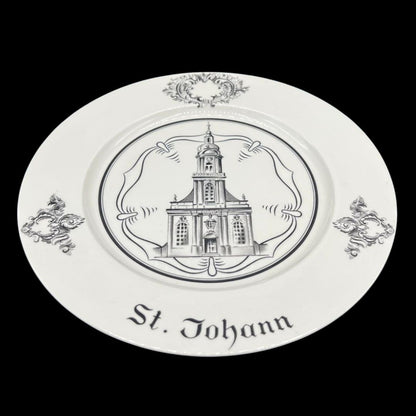 Villeroy & Boch: Sammelteller / Wandteller "St. Johann" - Saarland