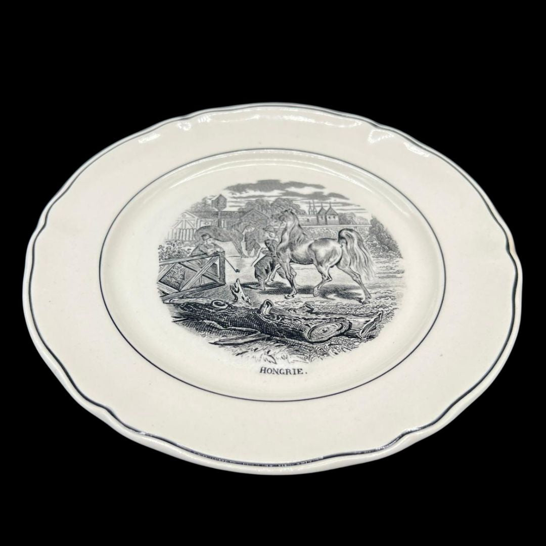 Villeroy & Boch Alt Mettlach: Sammelteller "Hongrie" 6