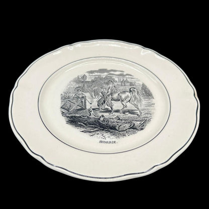 Villeroy & Boch Alt Mettlach: Sammelteller "Hongrie" 6
