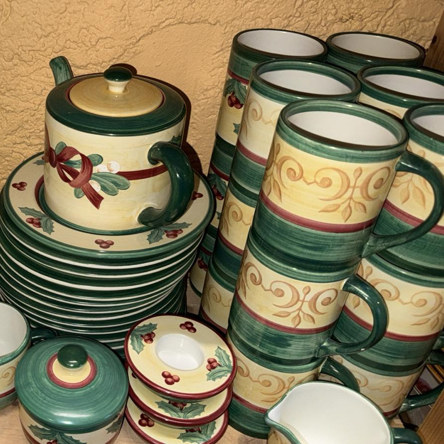 Villeroy & Boch Merry Winter: Kaffeebecher / Henkelbecher / hohe Kaffeetasse