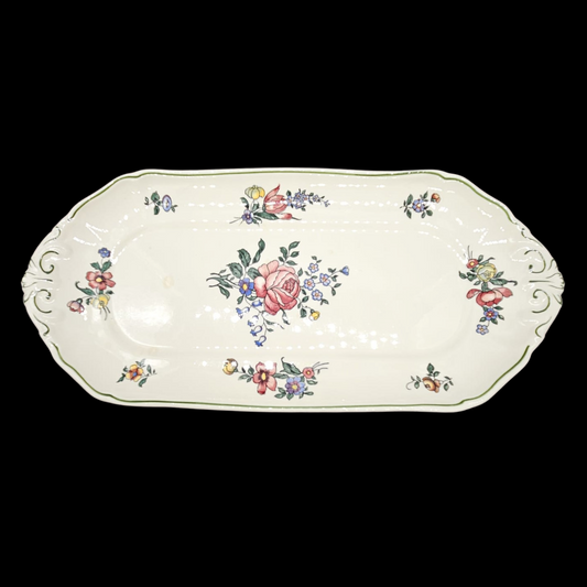 Villeroy & Boch Alt Strassburg: Königskuchenplatte / Stollenplatte Rose (8862192861508)