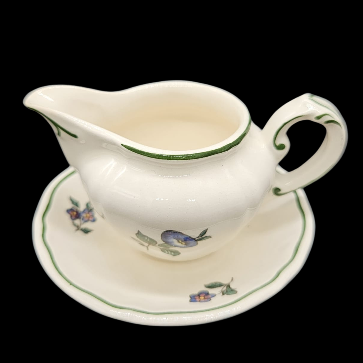 Villeroy & Boch Alt Strassburg: Milchkännchen, mit Unterteller (8862018896196)