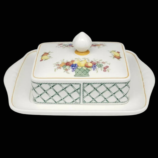 Villeroy & Boch Basket: Butterdose, zweiteilig - neu