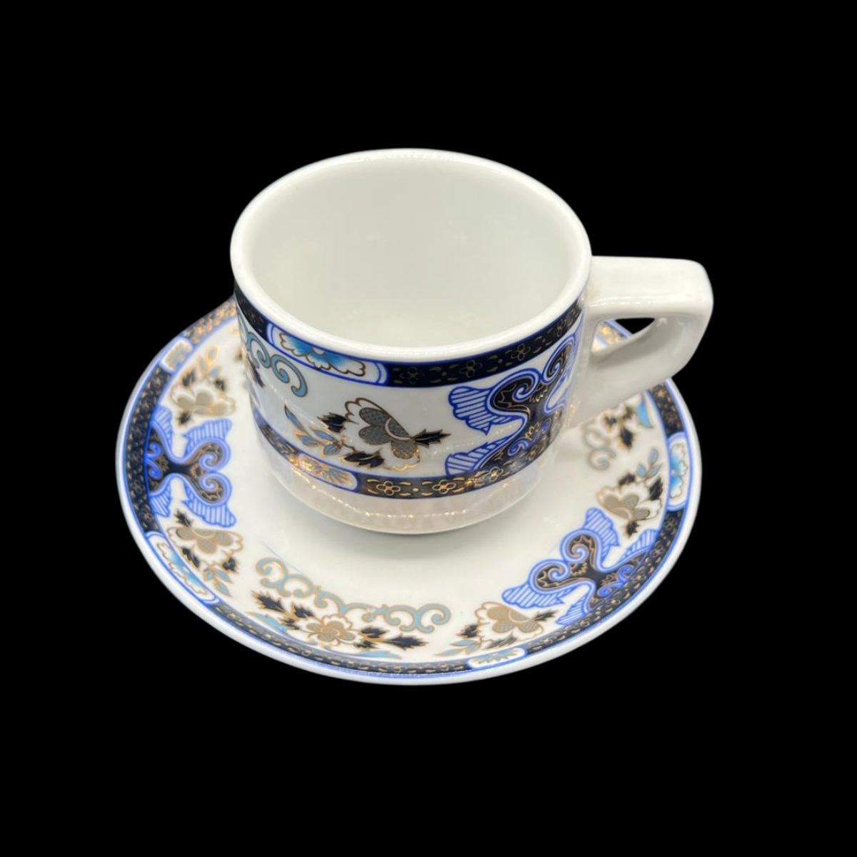 Cocema Fès Le Paon: Mokkatasse / Espressotasse mit Unterteller