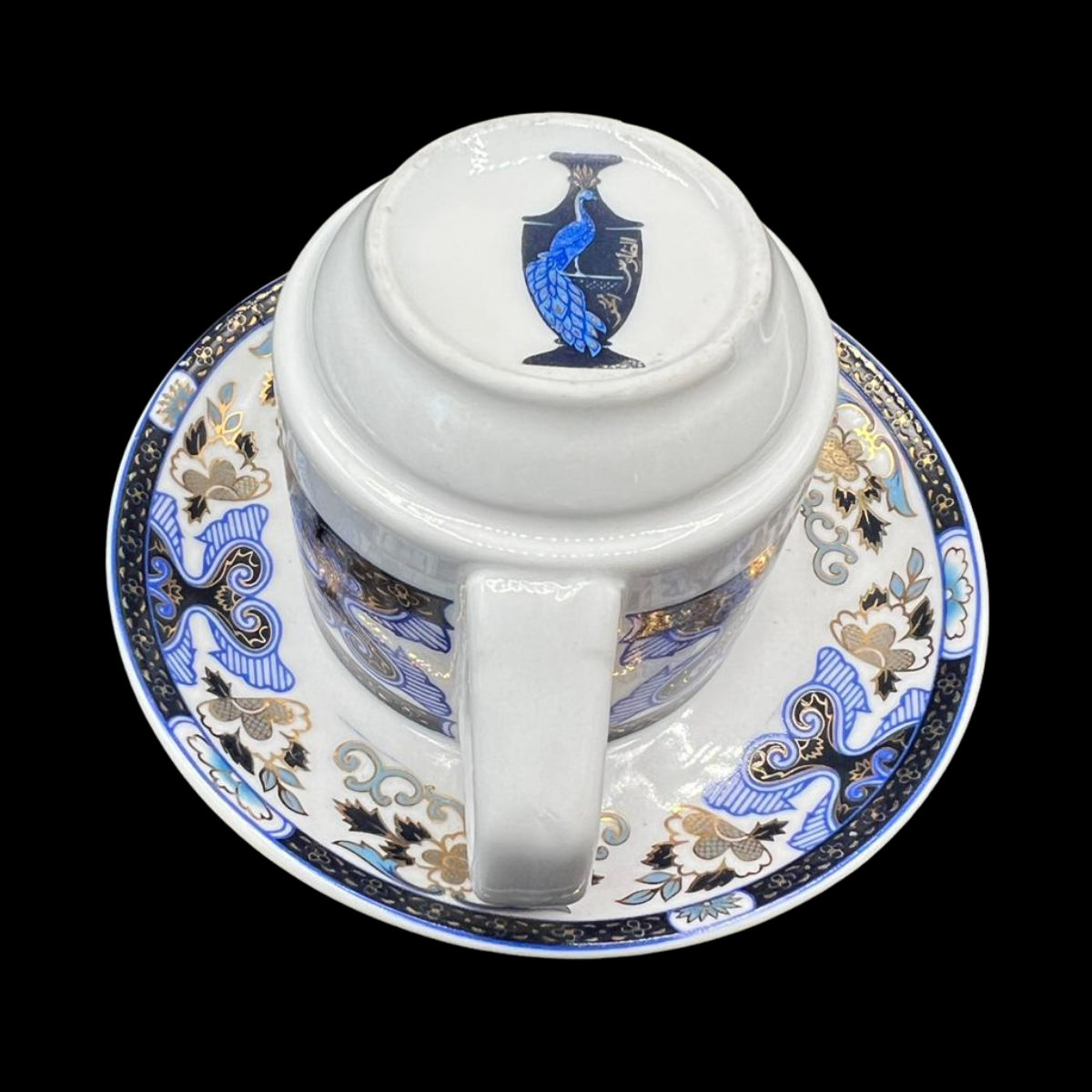 Cocema Fès Le Paon: Mokkatasse / Espressotasse mit Unterteller