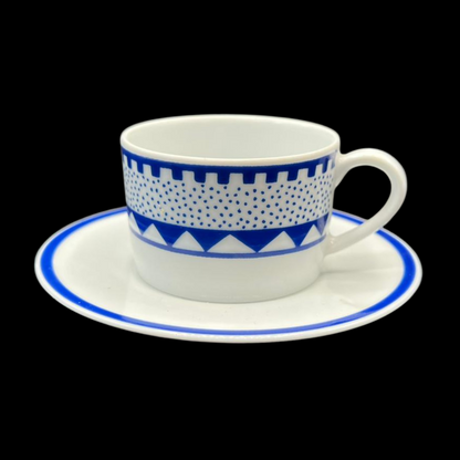 ASA Selection Connemara Blue: Mokkatasse / Espressotasse mit Unterteller