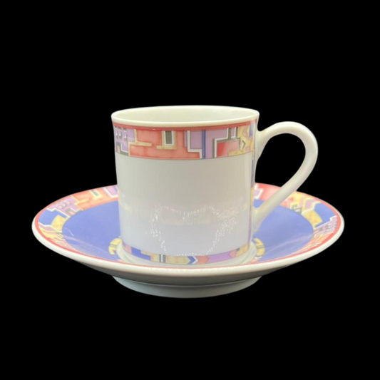 Eschenbach Living Coulours: Mokkatasse / Espressotasse mit Unterteller