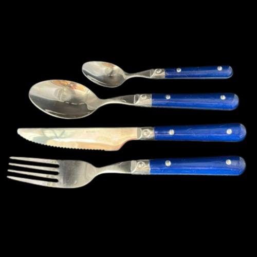 Butler: Besteck - Set mit 4 Teilen: Gabel, Messer, Löffel, Kaffeelöffel (8583231177028)