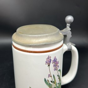 Villeroy & Boch Botanica: Bierkrug / Krug / Humpen mit Deckel (Beschreibung) (8554022994244)