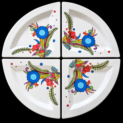 Villeroy & Boch New Wave Acapulco: Dreieckteller / Triangel / Teller dreieckig