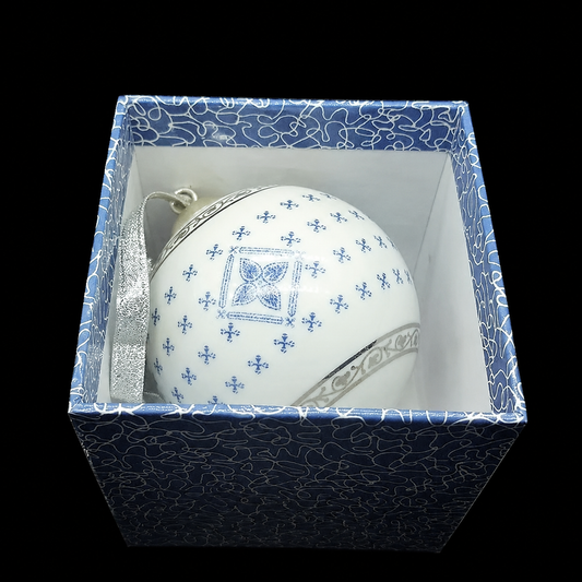 Villeroy & Boch Azurea Noel: Christbaumkugel / Weihnachtskugel - mit OVP