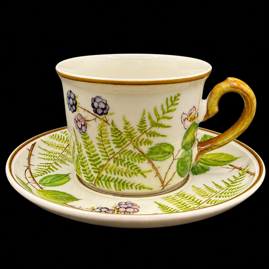 Villeroy & Boch Forsa: Mokkatasse / Espressotasse mit Unterteller