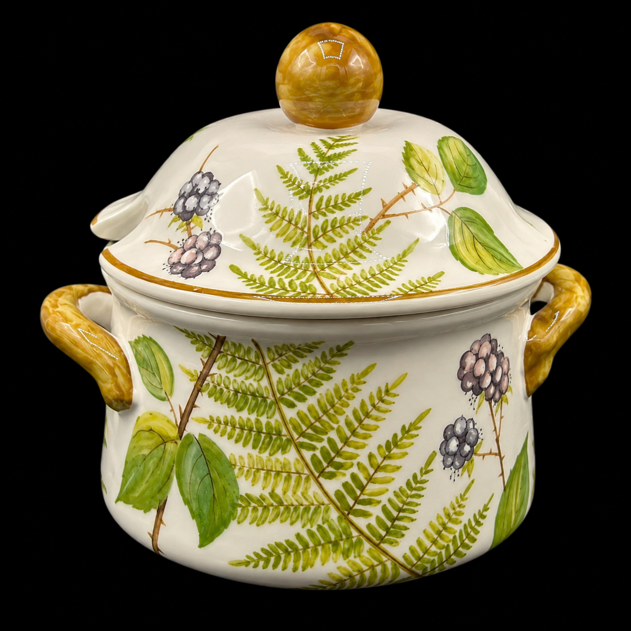 Villeroy & Boch Forsa: Zuckerdose / Marmeladedose / Marmeladetopf mit Griff