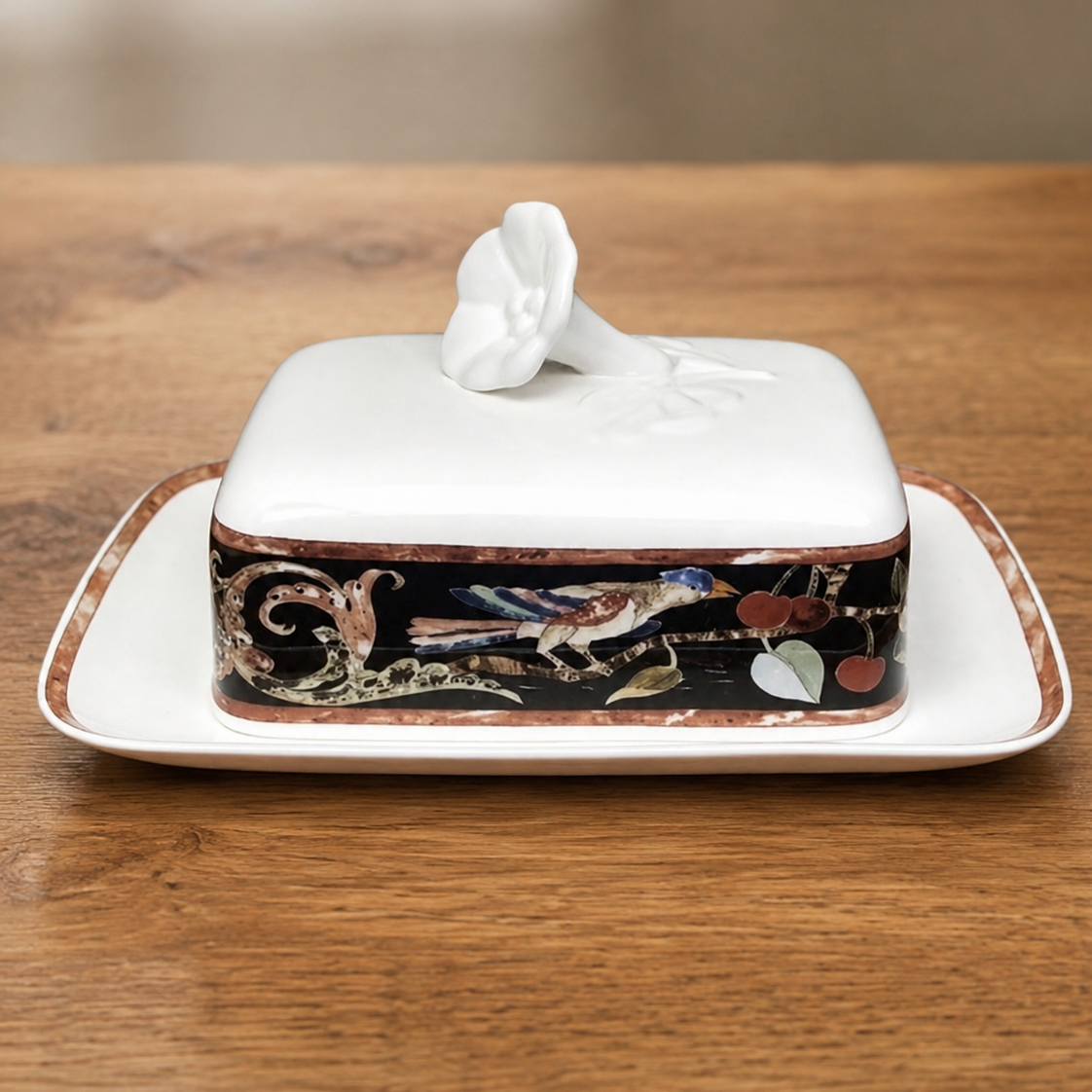 Villeroy & Boch Intarsia: Butterdose, zweiteilig - neu bzw neuwertig