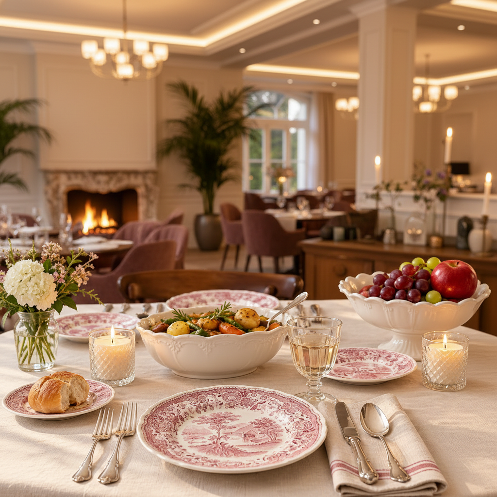 Villeroy & Boch Burgenland rot: Kuchenteller / Frühstücksteller / Dessertteller 19 cm