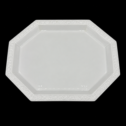 Rosenthal Maria Weiß: Servierplatte / Platte / Tablett - 31 x 25,5 cm - ältere Ausführung