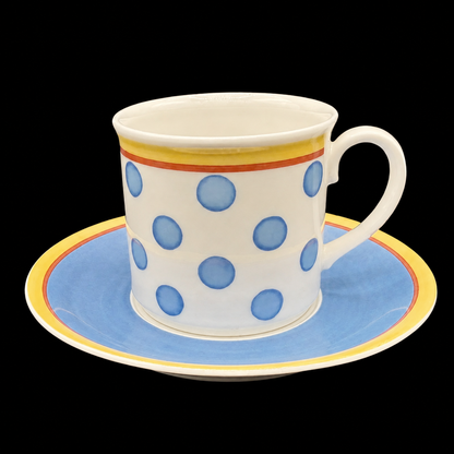 Villeroy & Boch Twist Anna: Kaffeetasse / Tasse mit Unterteller