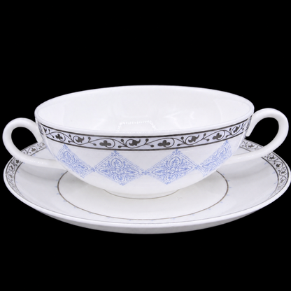 Villeroy & Boch Azurea: Suppentasse mit Unterteller