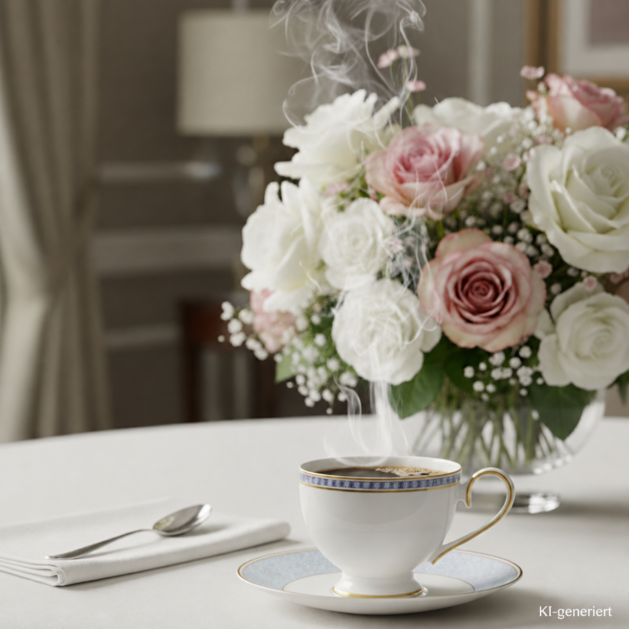 Villeroy & Boch Villa Menton: Kaffeetasse / Tasse mit Unterteller