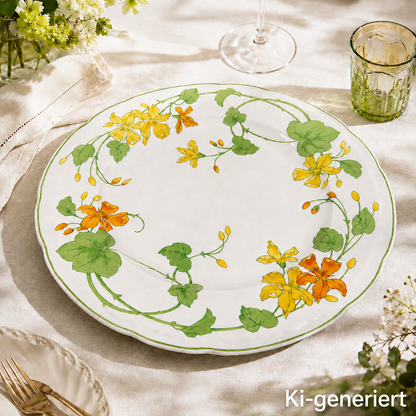 Villeroy & Boch Geranium: Platzteller / Pizzateller / Kuchenplatte - 31,5 cm