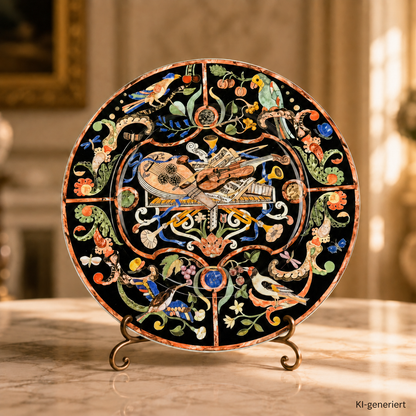 Villeroy & Boch Intarsia: Platzteller / Pizzateller / großer Teller 29 cm - Volldekor