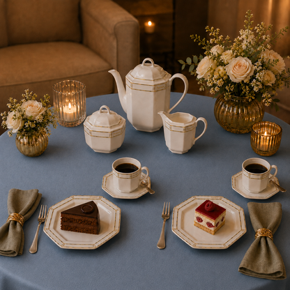 Villeroy & Boch Heinrich Astoria Sacher: Kaffeeservice für 6 Personen mit 21 Teilen - neu