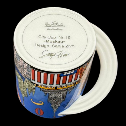 Rosenthal Studio Line City Cup Nr. 19: Kaffeebecher / Henkelbecher "Moskau"