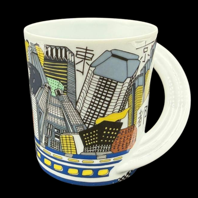 Rosenthal Studio Line City Cup Nr. 21: Kaffeebecher / Henkelbecher "Tokyo"