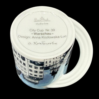 Rosenthal Studio Line City Cup Nr. 39: Kaffeebecher / Henkelbecher "Warschau"