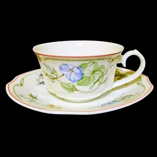 Villeroy & Boch Clarissa: Teetasse / Tasse mit Unterteller (7120708960393)