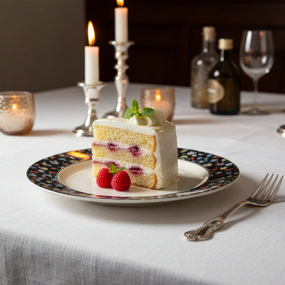 Rosenthal Asimmetria Blütenlese: Kuchenteller / Frühstücksteller / Dessertteller