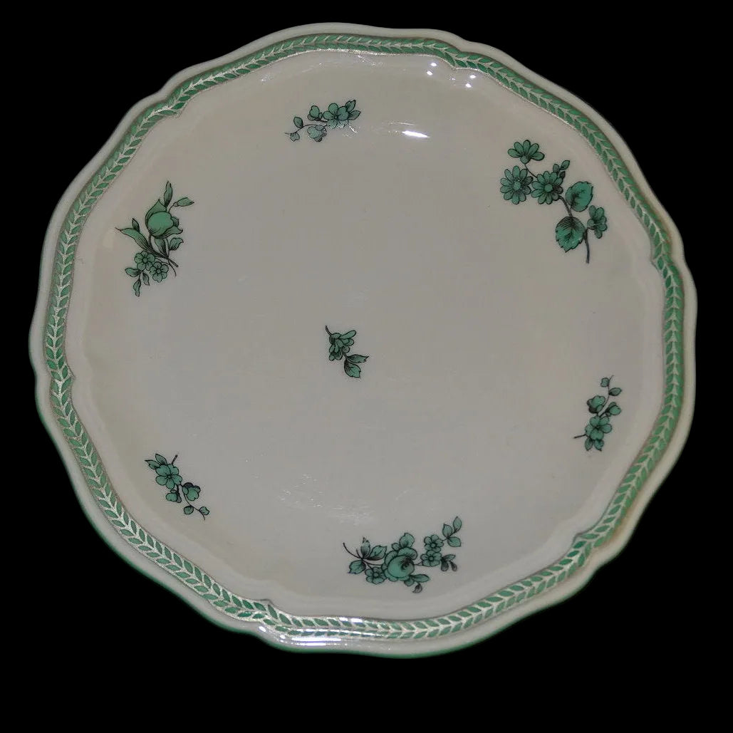 Rosenthal Chippendale grüne Blume: Brotteller / kleiner Teller