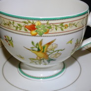 Villeroy & Boch Golden Birds: Kaffeetasse mit Unterteller (7120764305545)