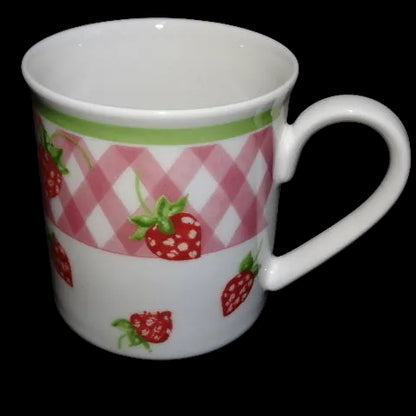 Villeroy & Boch Strawberry: Henkelbecher / Kaffeebecher / hohe Kaffeetasse