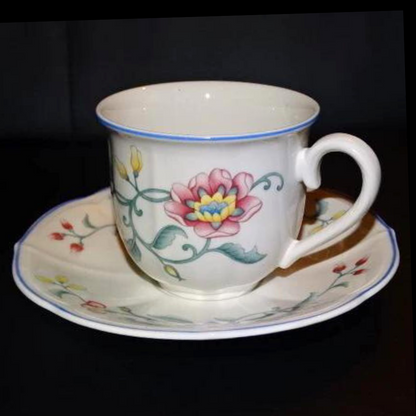 Villeroy & Boch Delia: Kaffeetasse / Tasse mit Unterteller (7120821682313)