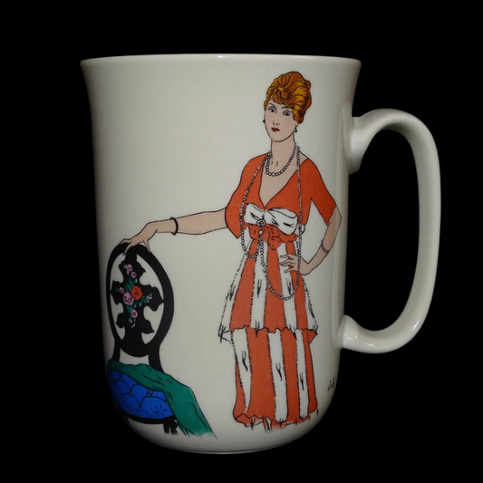 Villeroy & Boch Design 1900: Kaffeebecher / Henkelbecher 4 - neuwertig (7120762699913)