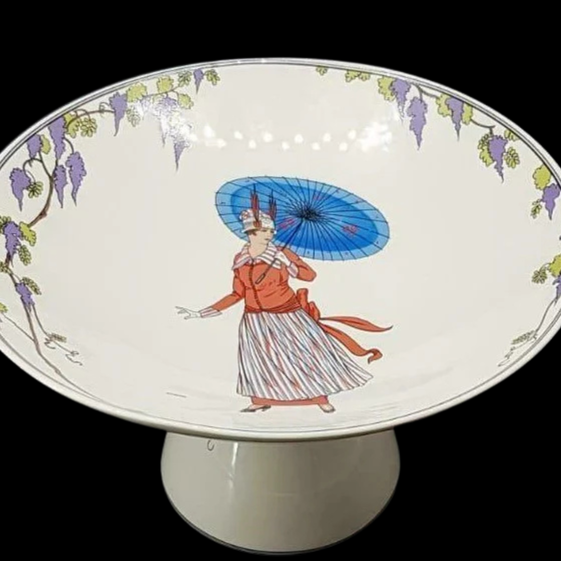 Villeroy & Boch Design 1900: Tafelaufsatz / Gebäckschale / Schale auf Fuß (7121077993609)