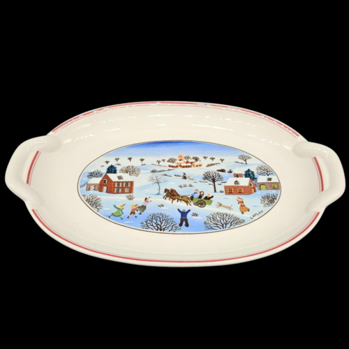 Villeroy & Boch Naif Christmas: Platte mit Griffen (7120739631241)